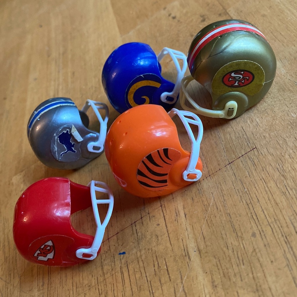 Miniature Plastic Football Helmet NFL